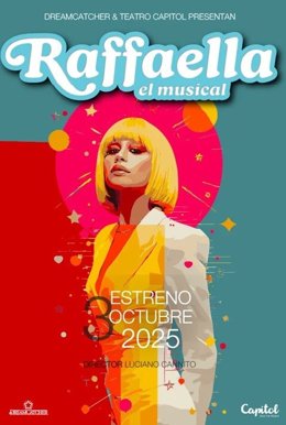 Cartel de 'Raffaella. El musical'.
