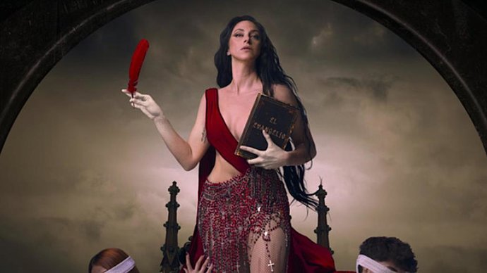 La cantautora María Peláe, en la imagen promocional de su nuevo disco 'El Evangelio'.