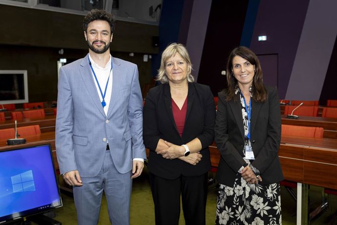 La delegación andorrana en la APCE.