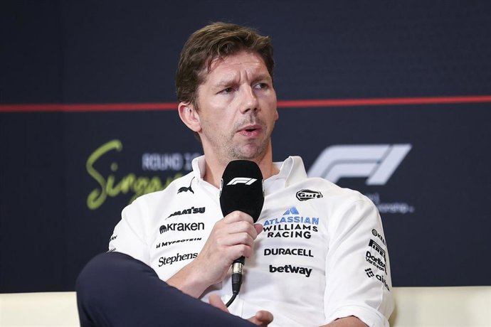 James Vowles, Team Principal de Williams Racing en rueda de prensa en el GP de Singapur