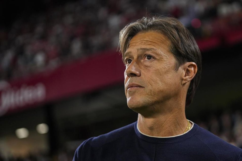 El entrenador del Sevilla FC, Matías Almeyda