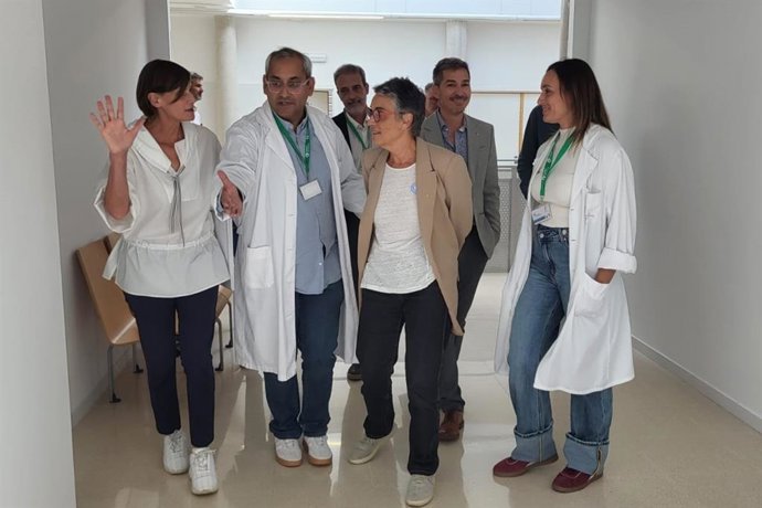 Pané durante la visita.