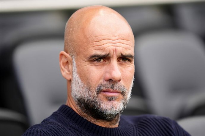 Archivo - L'entrenador del Manchester City, Pep Guardiola
