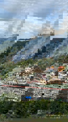 Incendio en Cangas del Narcea