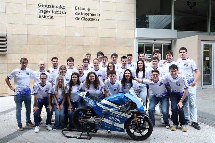 Escuela de Ingeniería de Gipuzkoa presenta su nuevo prototipo de motocicleta eléctrica para MotoStudent Electric 2025