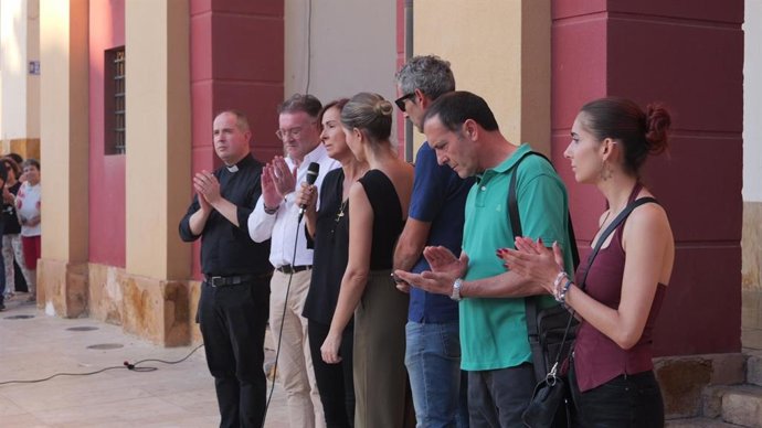 Concentración en memoria de Antonio Campos.