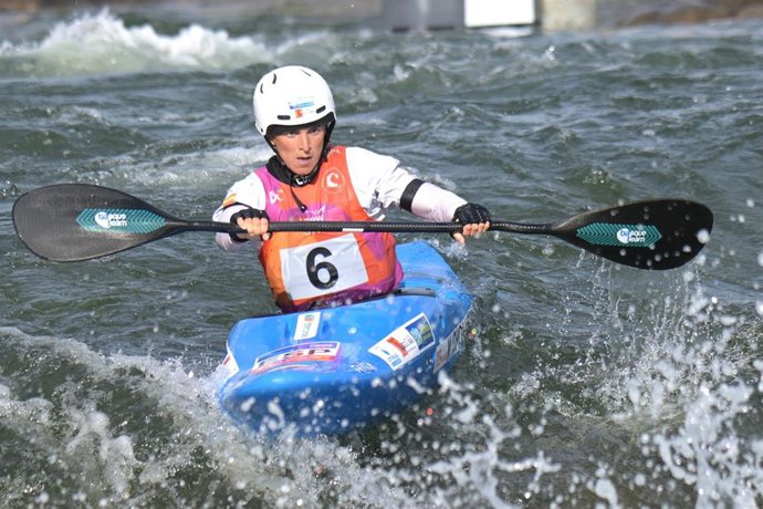 Maialen Chourraut en el Mundial de eslalon