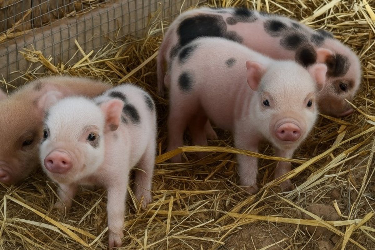 Terra Natura Murcia da la bienvenida a 12 ejemplares de cerdo enano