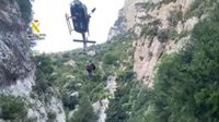 Muere un senderista vecino de Zaragoza durante una travesía en Loporzano (Huesca)