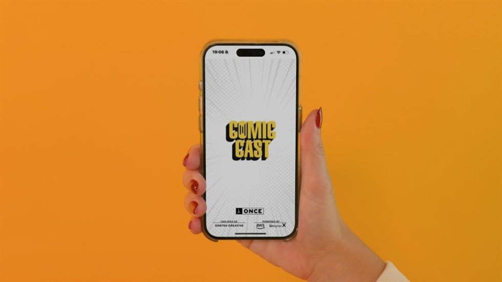 ONCE, Dentsu Creative y AWS lanzan 'ComicCast' una aplicación de IA que hace accesible el cómic a las personas ciegas