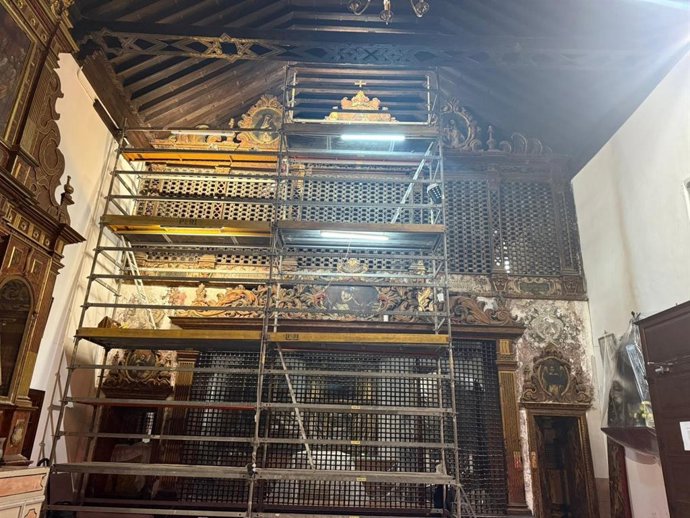 La restauración de la rejería del convento de Las Catalinas, en La Laguna, finalizará en el primer trimestre de 2026