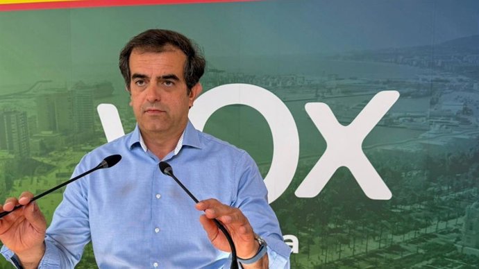 Archivo - El presidente de Vox Málaga, Antonio Sevilla, en una imagen de archivo 