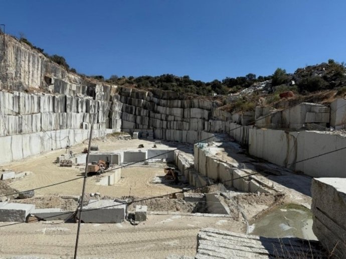 Una cantera de granito.