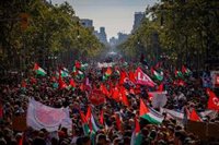 70.000 manifestantes en Barcelona por Gaza según el Ayuntamiento y 300.000 según la organización