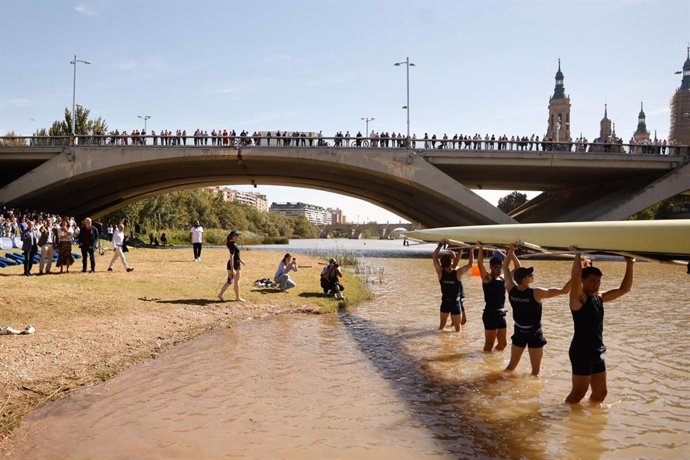 Regata Helios-Oxford este sábado en el río Ebro