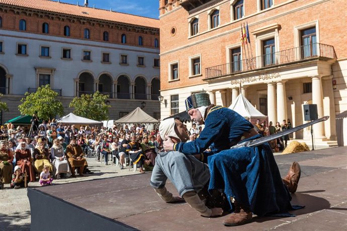 Una de las escenas representadas este sábado en La Partida de Diego.