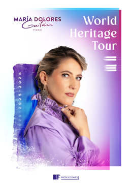 La pianista cordobesa María Dolores Gaitán inicia en Europa su gira 'World Heritage Tour'.