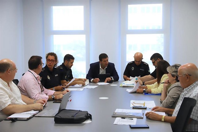 Imagen de la Mesa Técnica de Seguridad de Jerez.