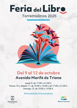 Cartel de la Feria del Libro de Torremolinos.