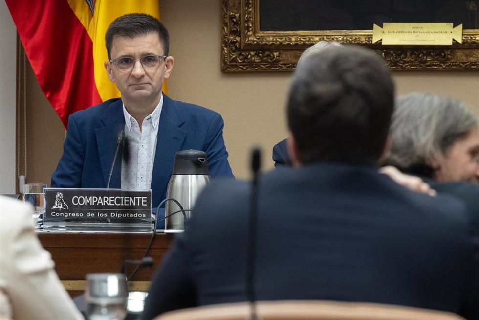 El presidente del Consejo de Administración de la Corporación RTVE y sus Sociedades, José Pablo López, comparece en la Comisión Mixta de Control Parlamentario de la Corporación RTVE y sus Sociedades, en el Congreso de los Diputados, a 25 de septiembre d
