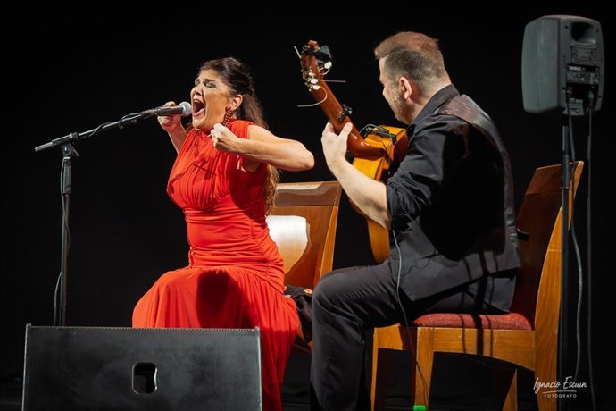 Actuación de Anabel Rivera, en la IV Bienal de Flamenco de Cádiz, Jerez y Los Puertos.