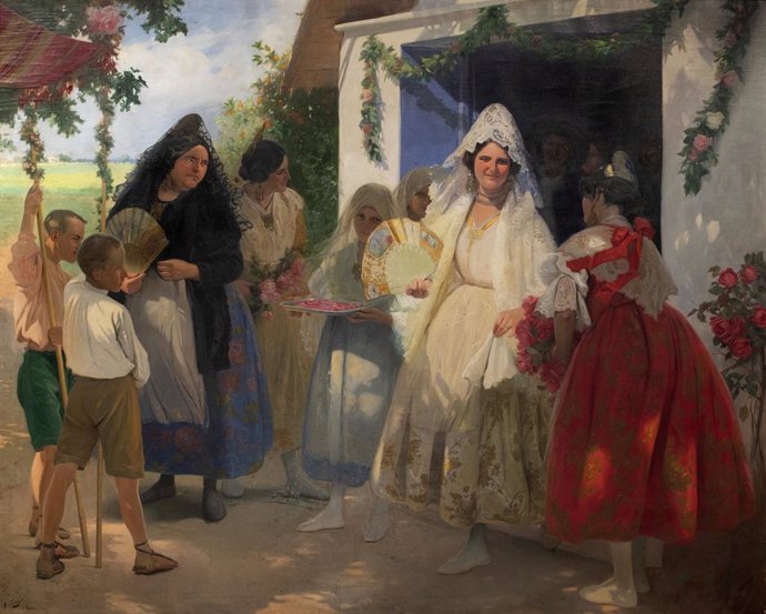 Archivo - Cuadro 'La Novia' de Fillol