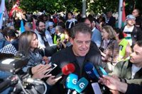 Besteiro llama a la "responsabilidad" y a luchar "contra la indiferencia" frente a la situación en Gaza