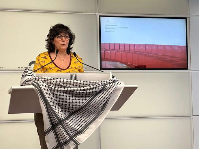 Archivo - Arxivo - La diputada de la CUP en el Parlament Pilar Castillejo