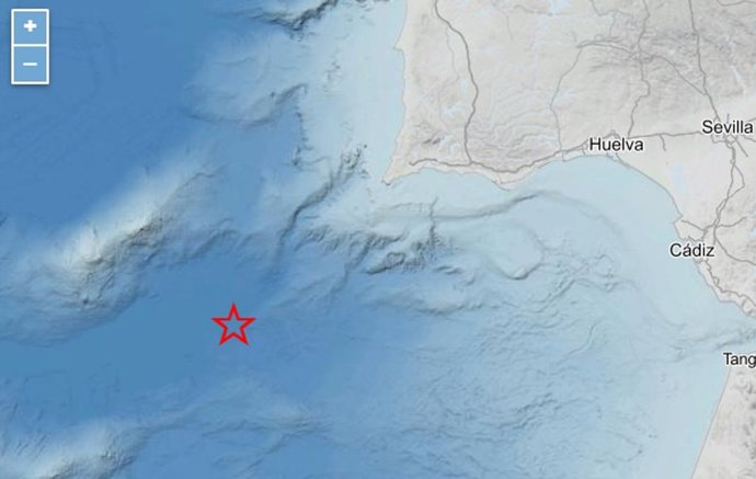 Mapa de intensidades del terremoto del 5 de octubre registrado en el Cabo de San Vicente.