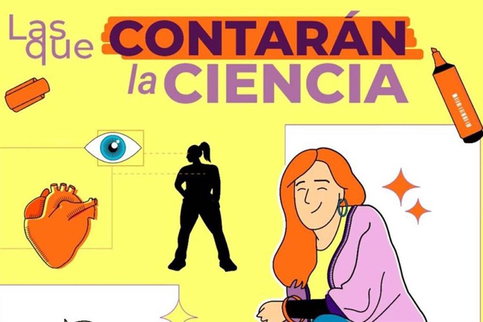 Imagen de la convocatoria del concurso de divulgación Las que contarán la ciencia