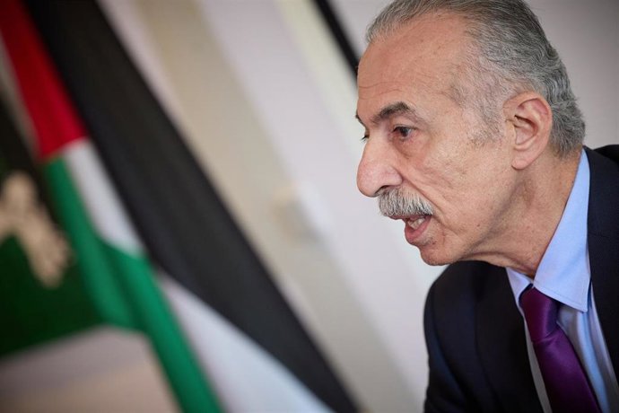 Archivo - El embajador de Palestina en España, Husni Abdel Wahed.-ARCHIVO