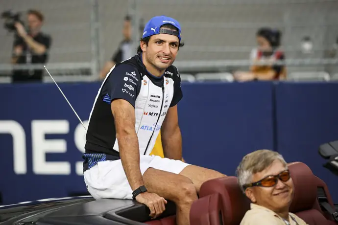 Carlos Sainz en Singapur