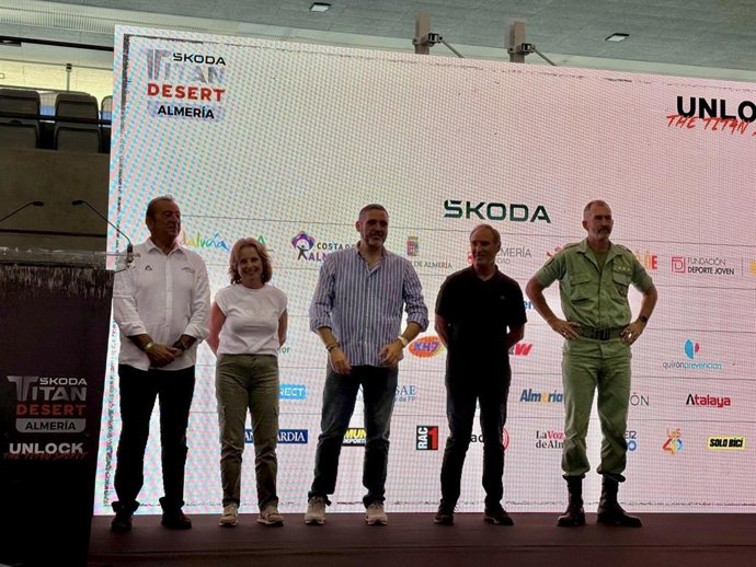 Cierre de la última edición de la Skoda Titan Desert Almería 2025.