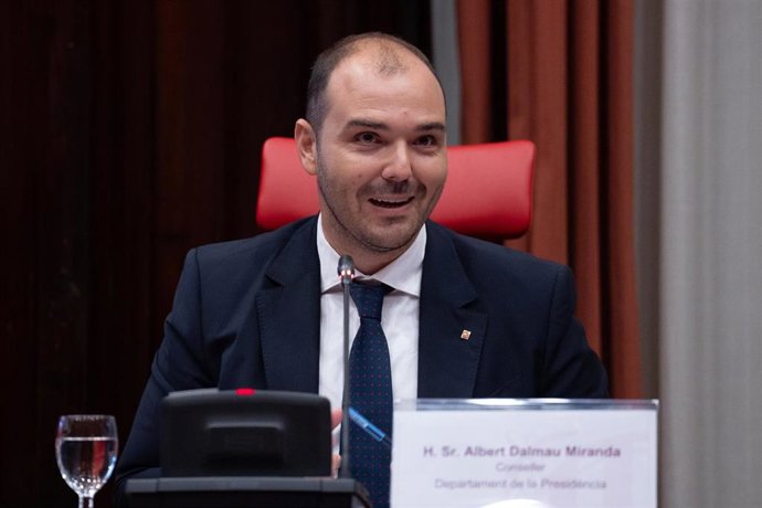 Archivo - El conseller de Presidencia de la Generalitat, Albert Dalmau, en una imagen de archivo. 