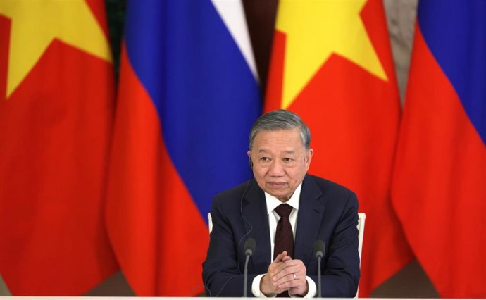 Archivo - El secretario general del Partido Comunista de Vietnam, To Lam.