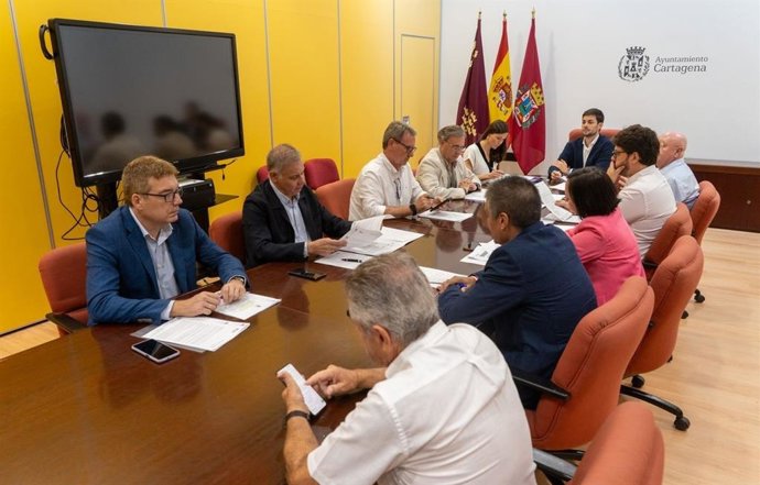 Reunión de la Comisión Informativa de Hacienda e Interior del Ayuntamiento de Cartagena