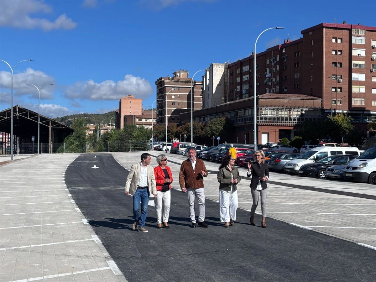 Ya se puede utilizar el nuevo aparcamiento del paseo del Ferrocarril construido en el marco del Plan XCuenca