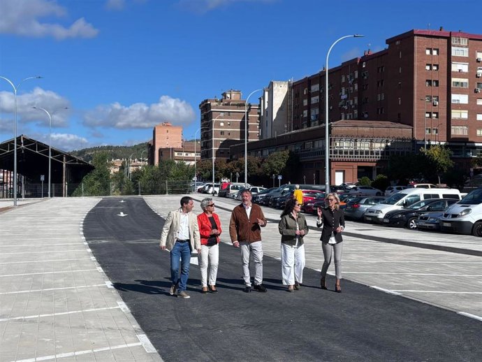 Inauguración del nuevo aparcamiento del paseo del Ferrocarril de Cuenca.