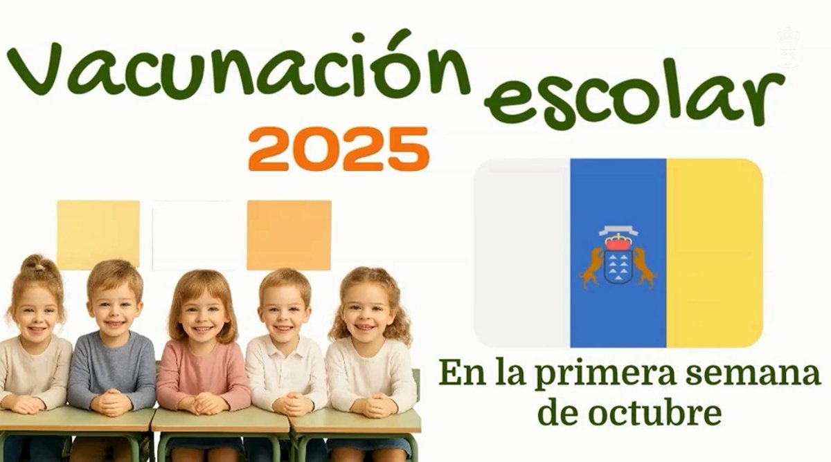 Canarias comienza este lunes la campaña frente a la gripe en los colectivos con mayor vulnerabilidad