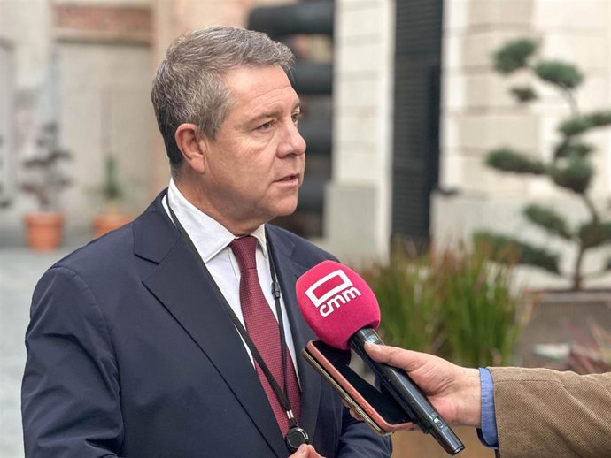 El presidente de Castilla-La Mancha, Emiliano García-Page