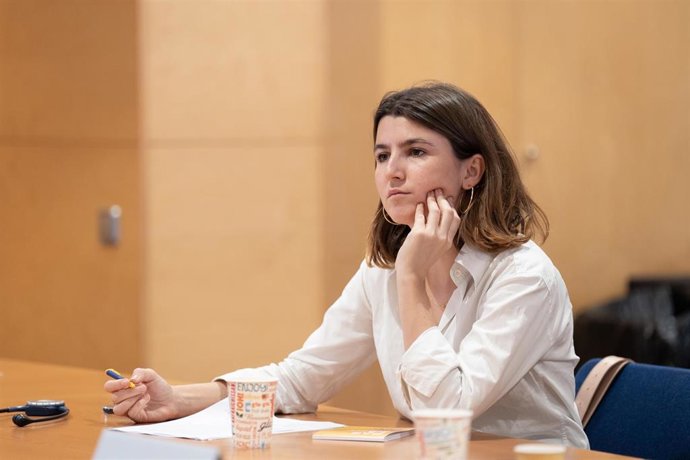 Archivo - La portavoz del Sindicat de Llogateres, Carme Arcarazo