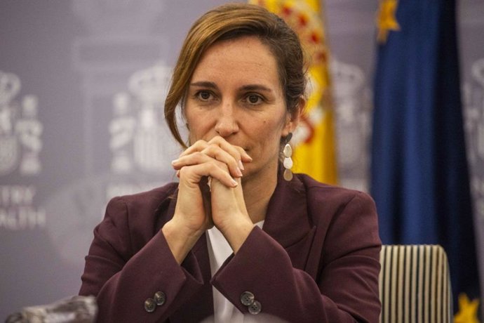 Archivo - Arquivo - A Ministra da Saúde, Mónica García.