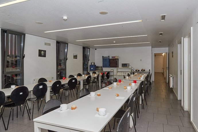 Comedor de un albergue
