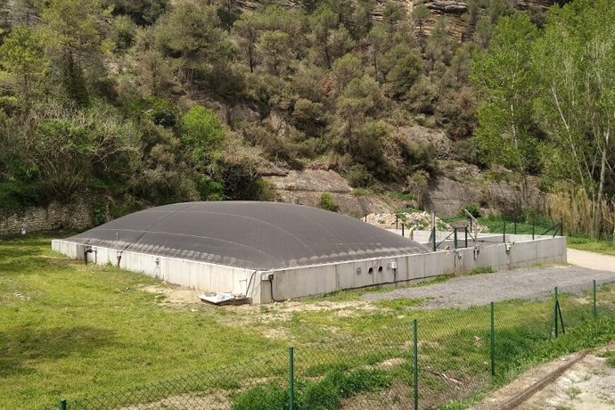 Imatge de recurs d'una planta de biogàs 