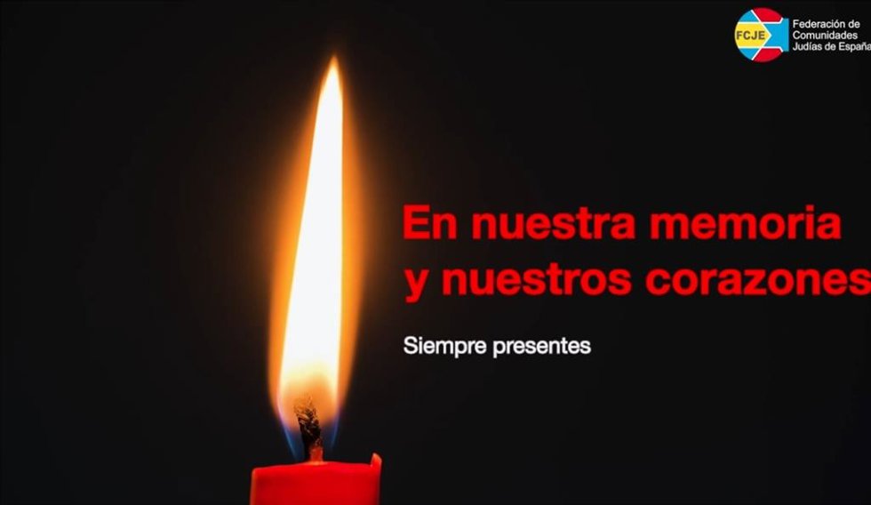 Imagen del vídeo de la FCJE por el segundo aniversario del ataque de Hamás del 7 de octubre de 2023.