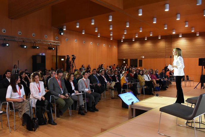 Archivo - Un momento de la última jornada de internacionalización celebrada en Baluarte en octubre de 2023.