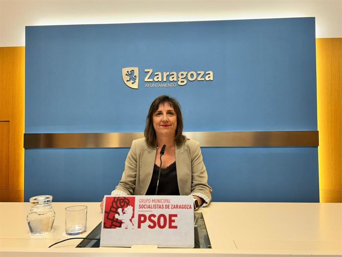 La portavoz del grupo municipal del PSOE en el Ayuntamiento de Zaragoza, Lola Ranera