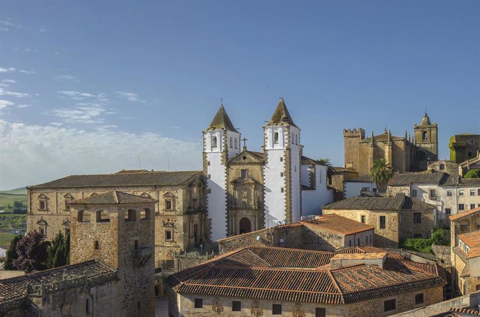 Imagen del casco antiguo de Cáceres, declarado Patrimonio de la Humanidad por la Unesco en 1986