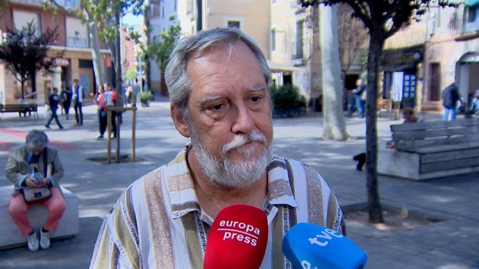 El concejal de ERC Jordi Coronas en una entrevista de Europa Press