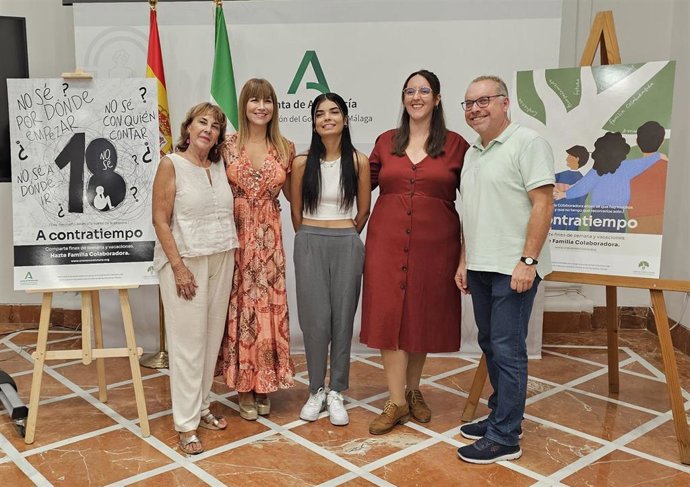 La Junta apoya en Málaga una campaña para fomentar el programa de familias colaboradoras con menores tutelados